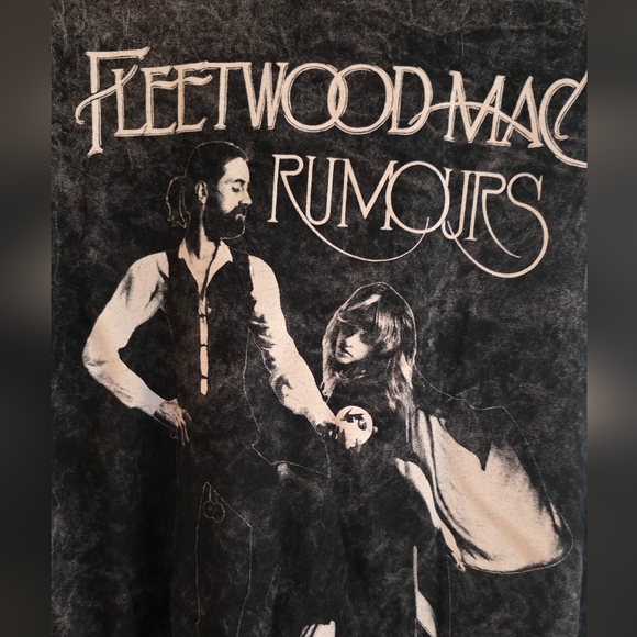 Fleetwood Mac Graphic Women's Top - Black and Pink - Picture 3 of 6